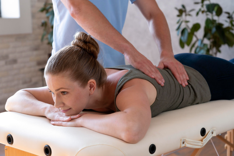 Chiropractic massage for stress relief